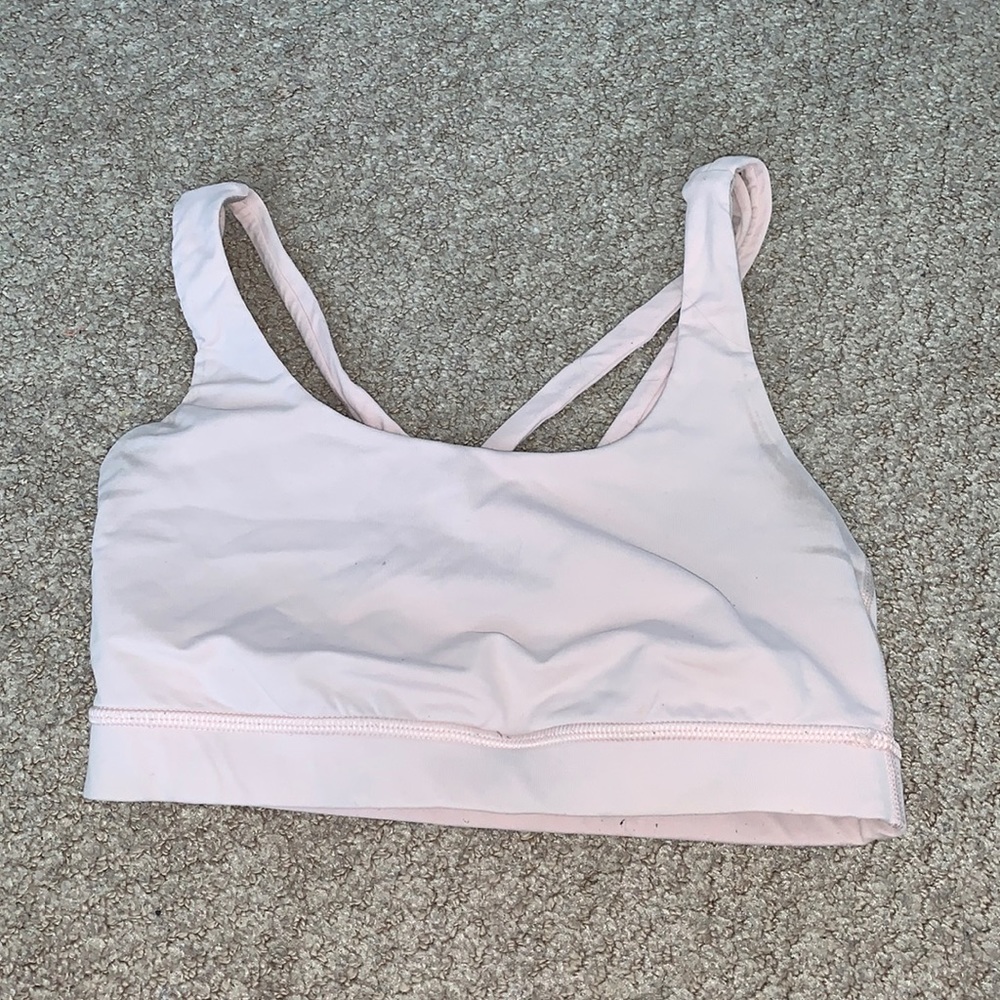 Light Pink Lululemon Sports Bra